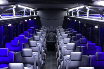 Fountain Valley Charter Bus Interior