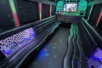 Fountain Valley Limo Bus Interior