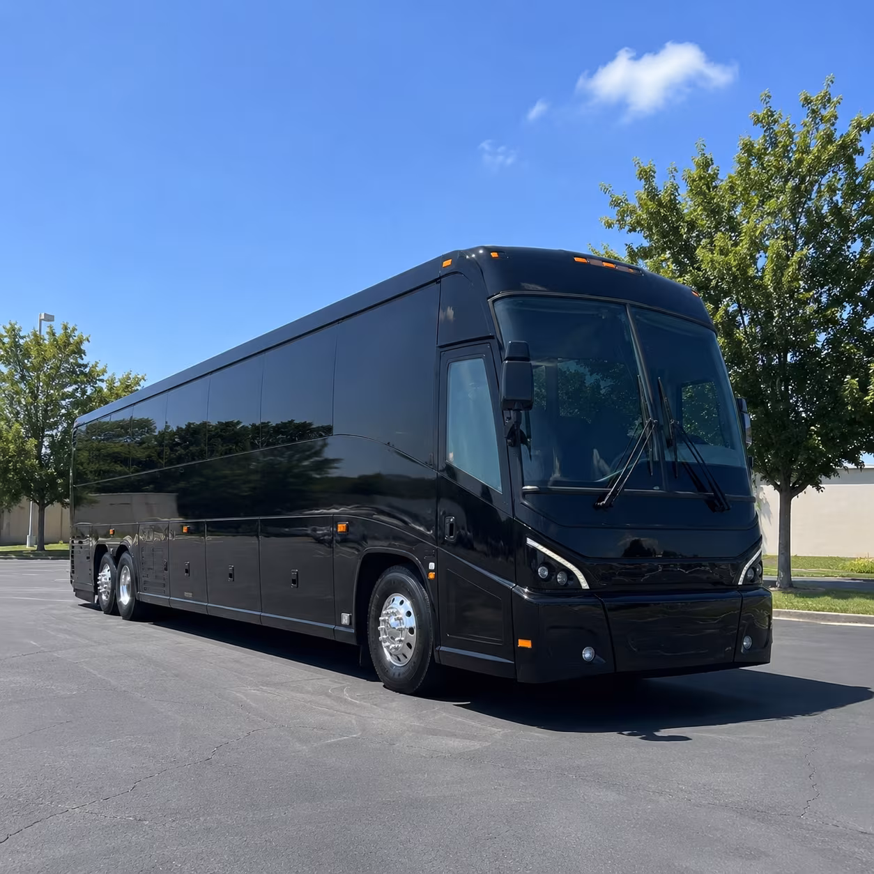 compare buses for official delegations to orange county government facilities