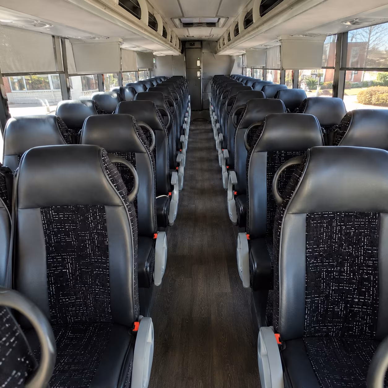 fountain valley charter bus rental interior