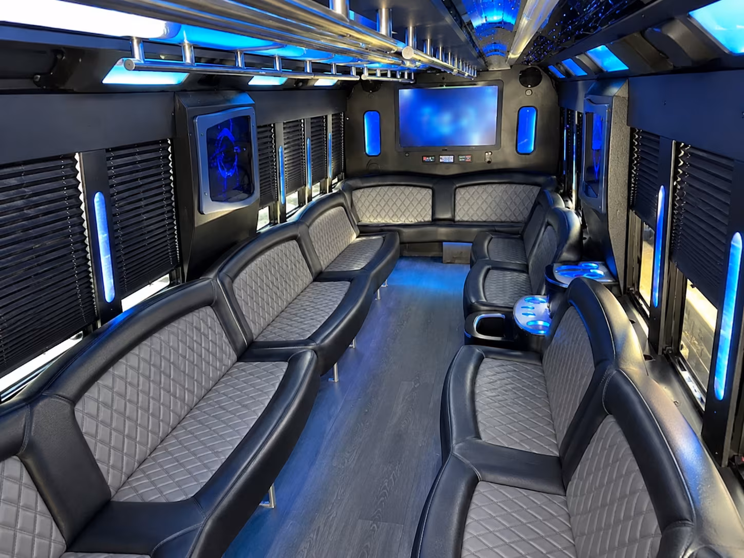 wedding party buses that make the getting ready part just as fun